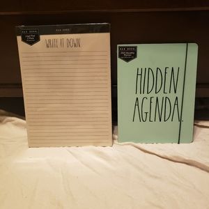 Rae Dunn planner and legal pads